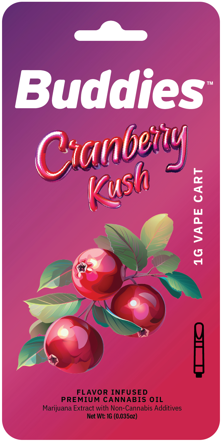 Buddies: Buddies Flavored - Cranberry Kush - Green Leaf Special