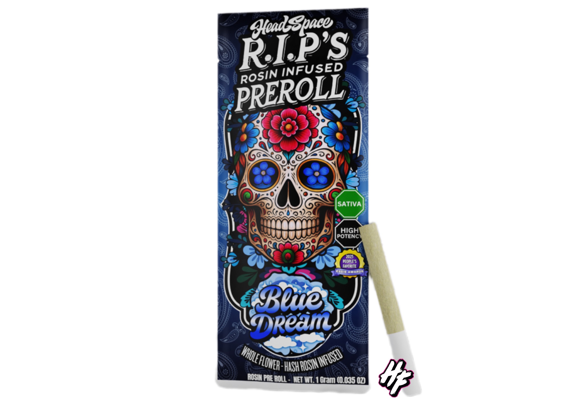 RIPS Blue Dream Rosin Infused Preroll