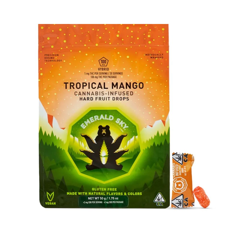 Emerald Sky - Tropical Mango (h) - Hard Fruit Drops - 100mg