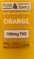 Pure & Simple RTD Orange Juice 100mg