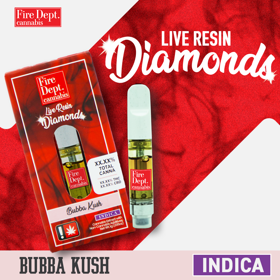 Fire Dept. Cannabis: Bubba Kush Flavored - - Fire Dept
