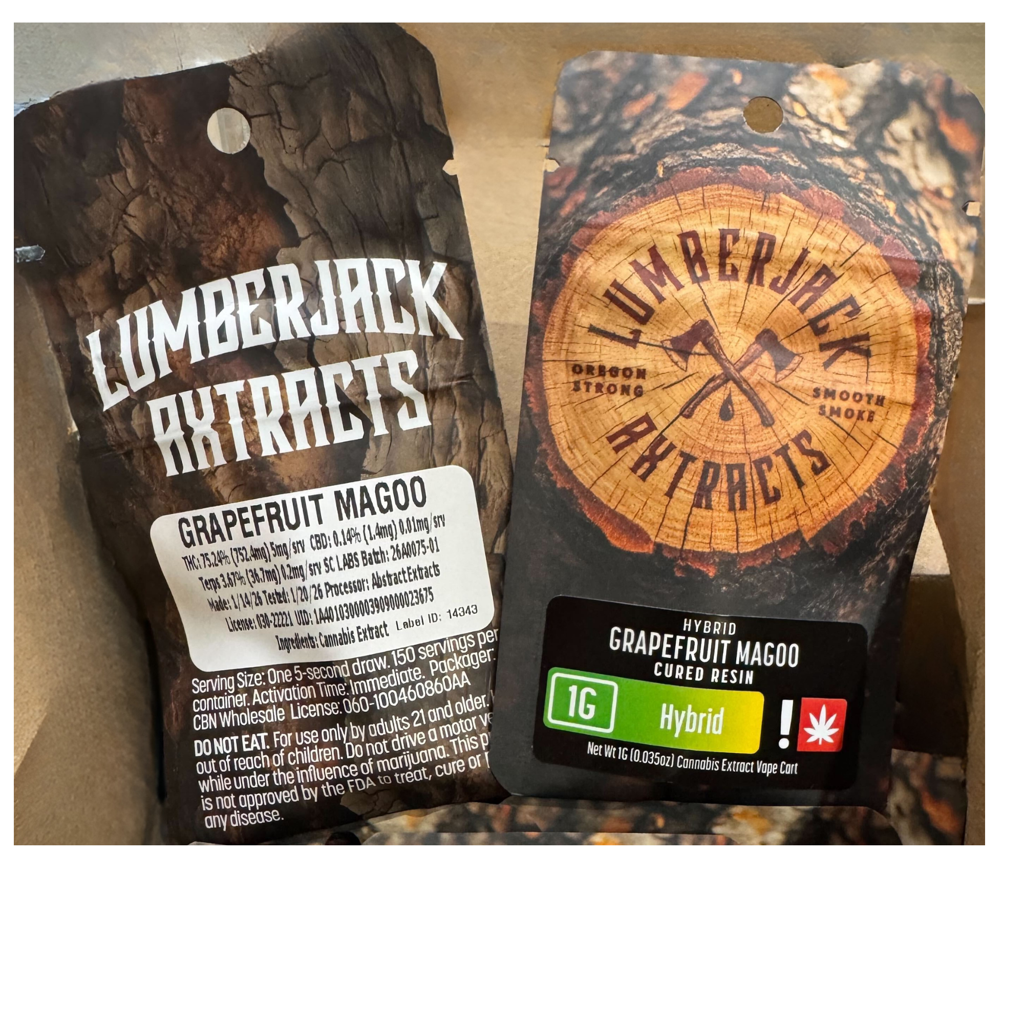 Cured Resin Cartridge | Grapefruit Magoo