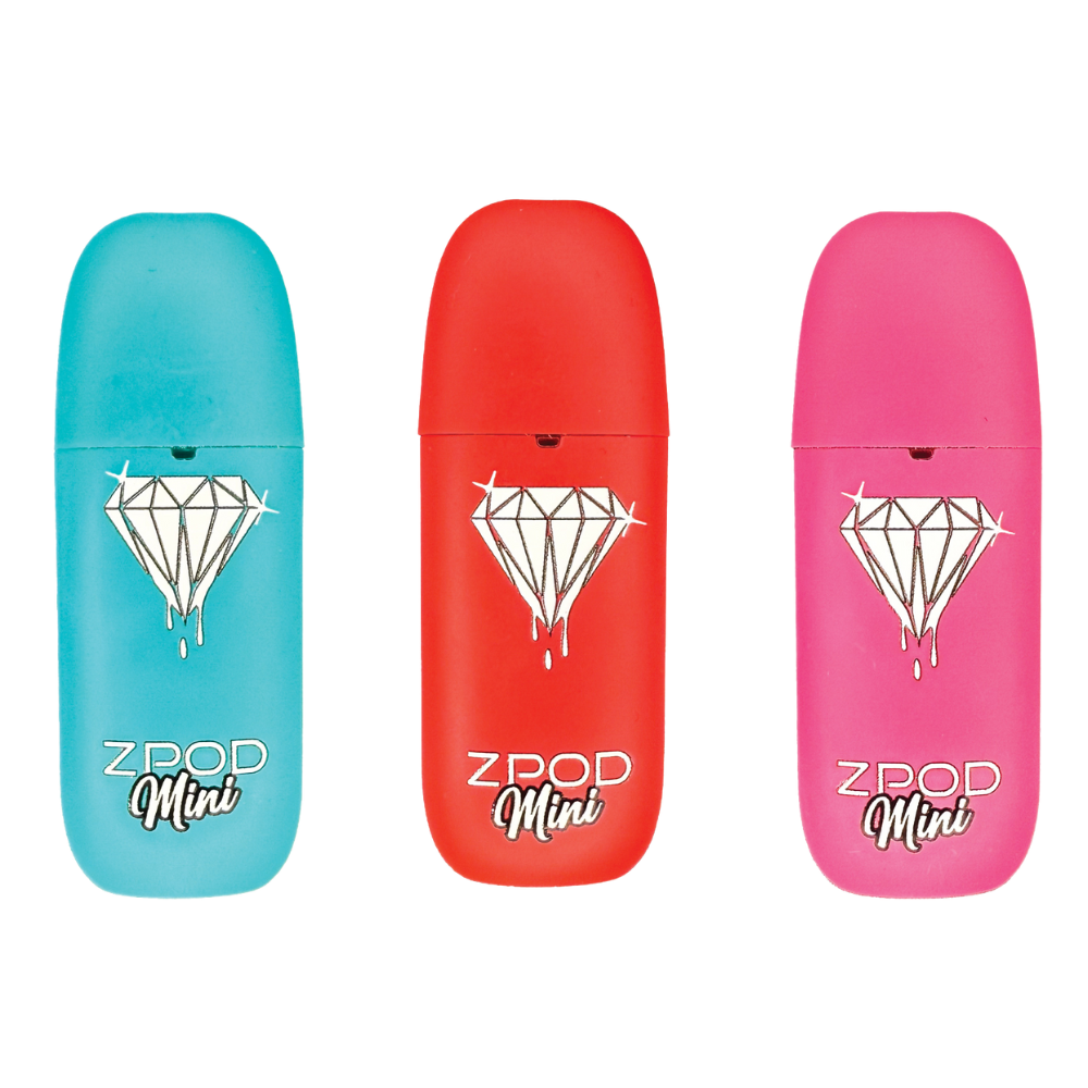 ZPod Minis | Vape | 3pk | Sativa x Hybrid x Indica | Passion Fruit x Strawberry Cannoli x Dulce De Uva | Cold Cure Fresh Frozen Live Solventless Rosin | 0.99g
