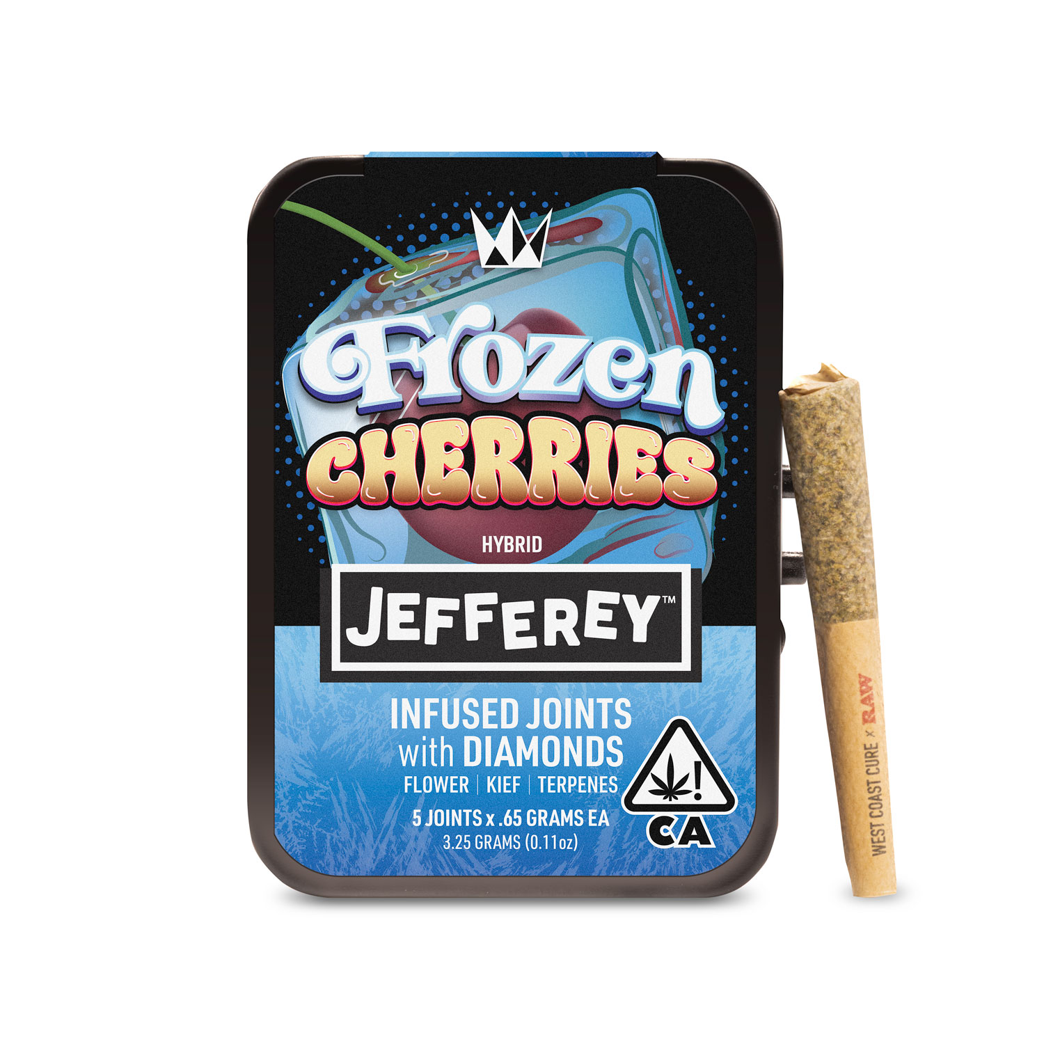 West Coast Cure | Frozen Cherries - Jefferey Infused Joint .65g 5 Pack