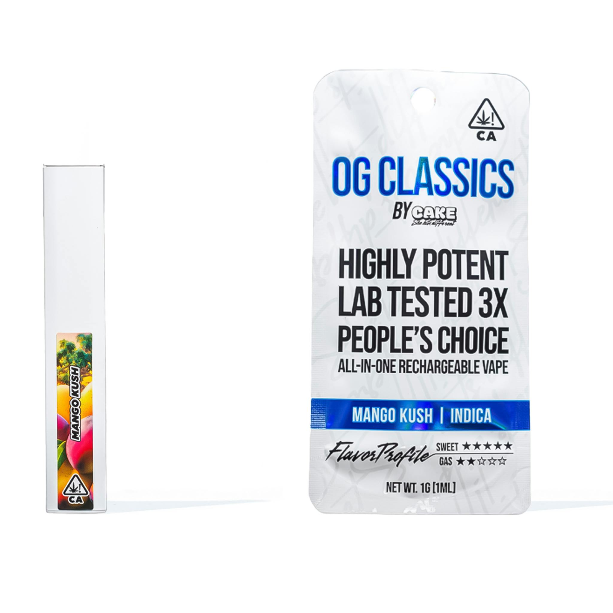 CAKE | MANGO KUSH | OG CLASSICS ALL-IN-ONE | 1G