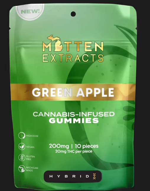 Green Apple Fruit Chews | 200MG