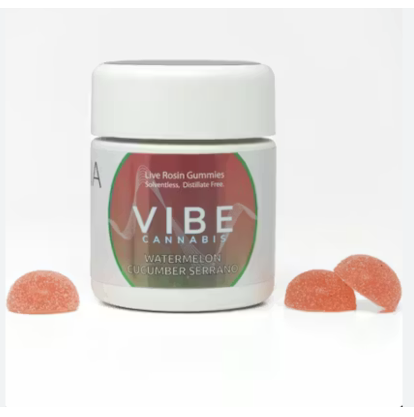 Watermelon 250mg Solventless Vegan Gummies