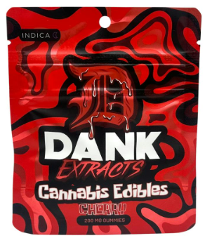 Dank Extracts | 200mg Gummies | Cherry