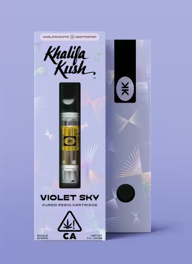 Khalifa Violet Sky | Cured Resin Cart | 1g