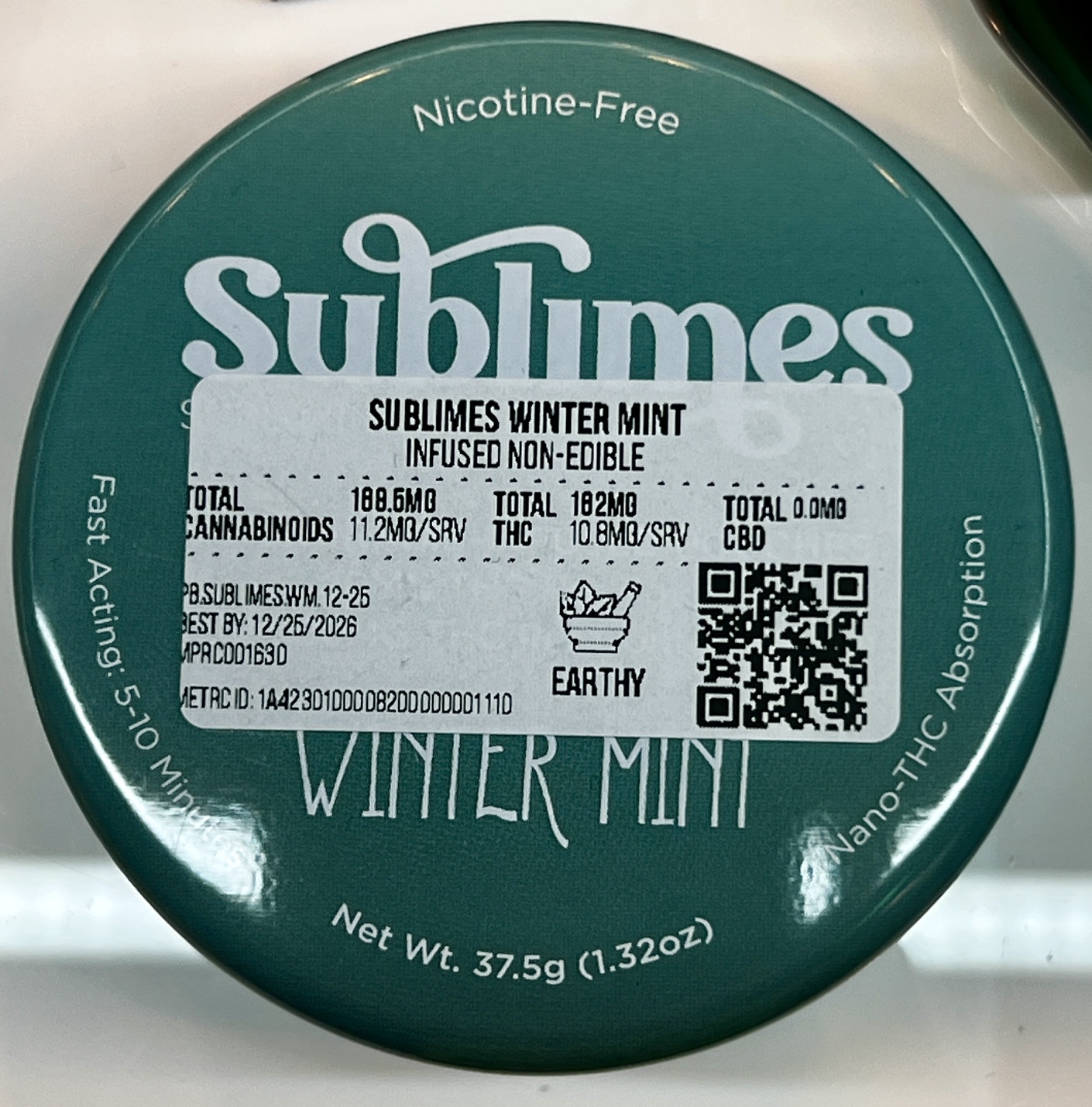 Sublimes Winter Mint Pouches