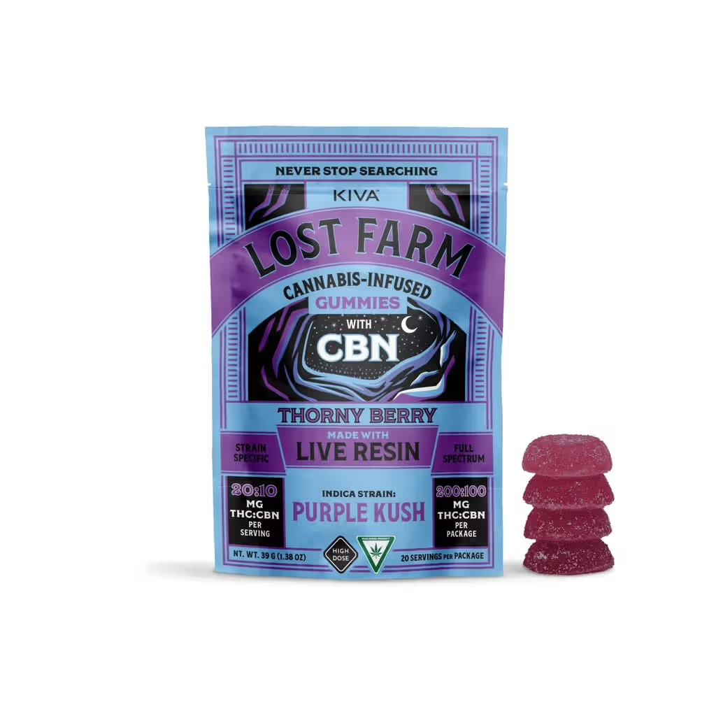 Lost Farm Thorny Berry Live Resin Gummies 2:1 CBN 200mg