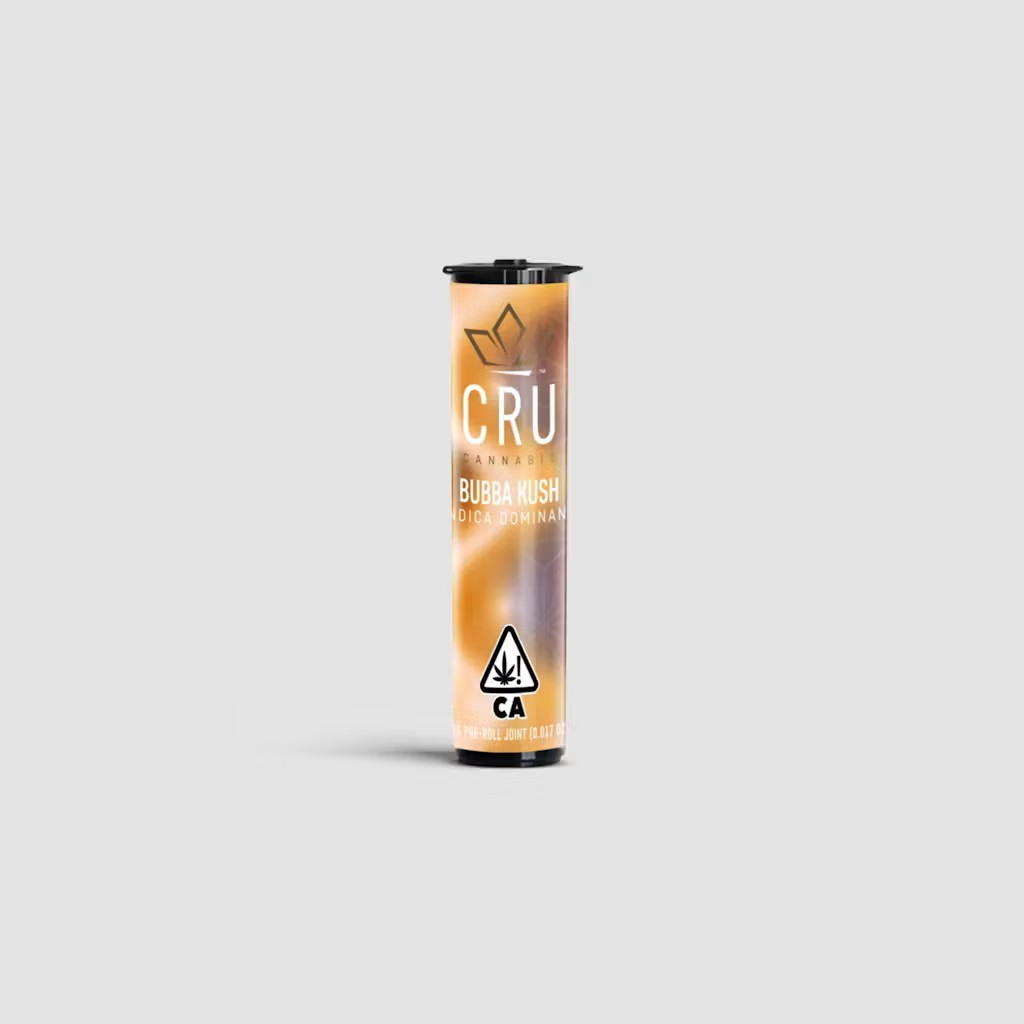 CRU - Bubba Kush Infused Preroll - .5g