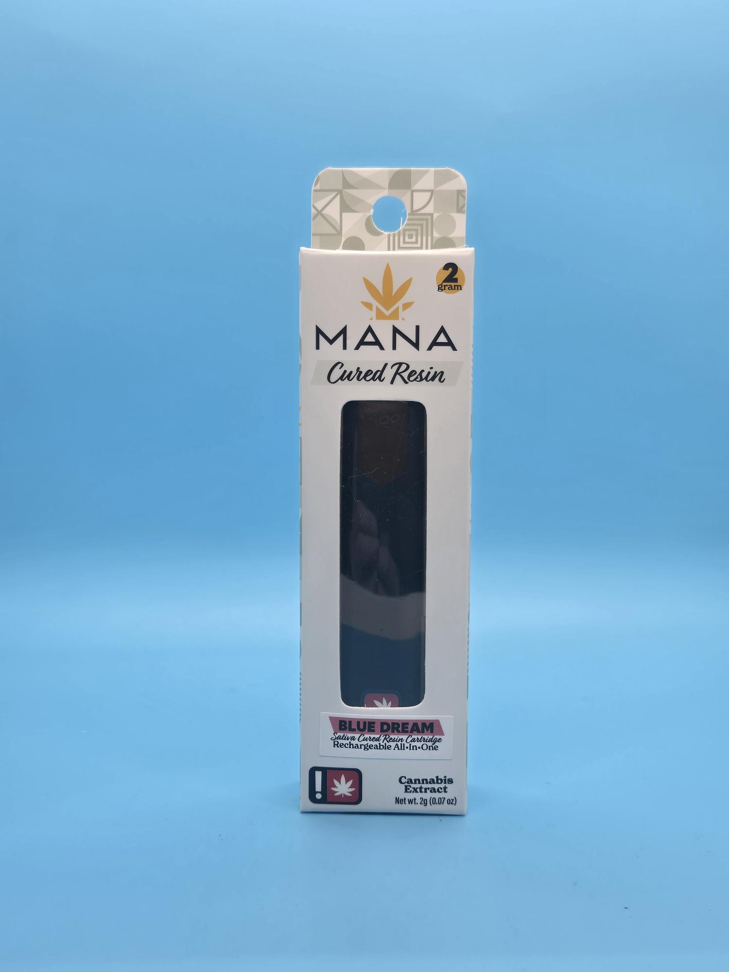 MANA - VAPE - DISPOSABLE - CURED RESIN - 2G - SATIVA - BLUE DREAM