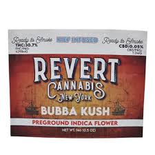 Revert | Pre Ground Infused Flower | Bubba Kush | Kief Infused | 14g | Indica | THC 30.7%