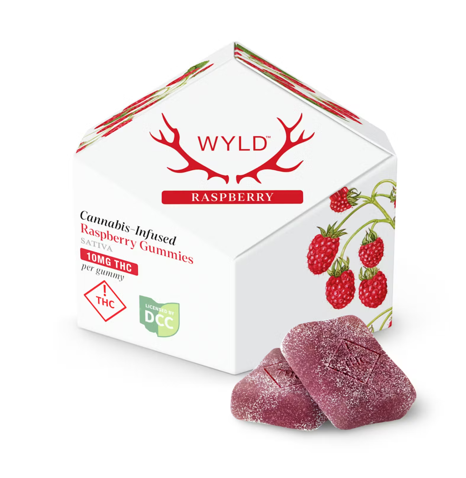 Raspberry Gummies 10pk