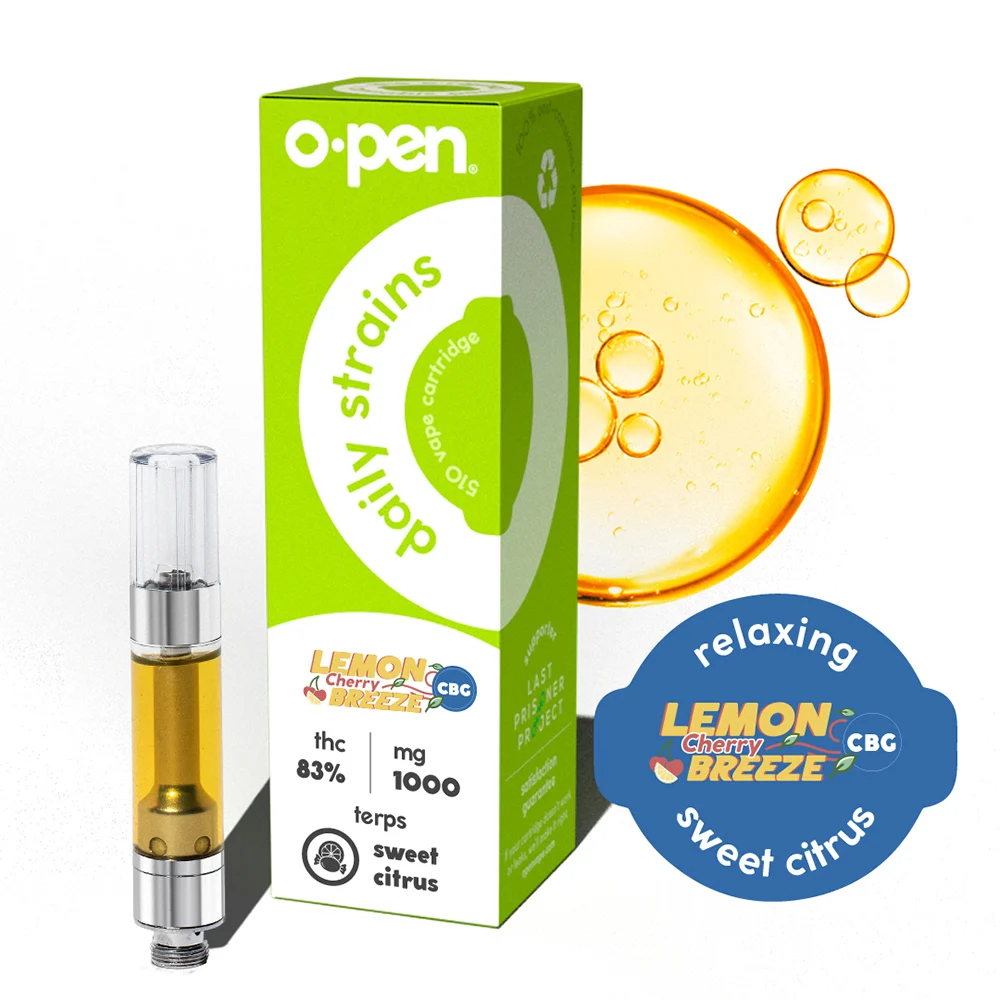 O.Pen | 1g Daily Strains Cart | Lemon Cherry Breeze | I