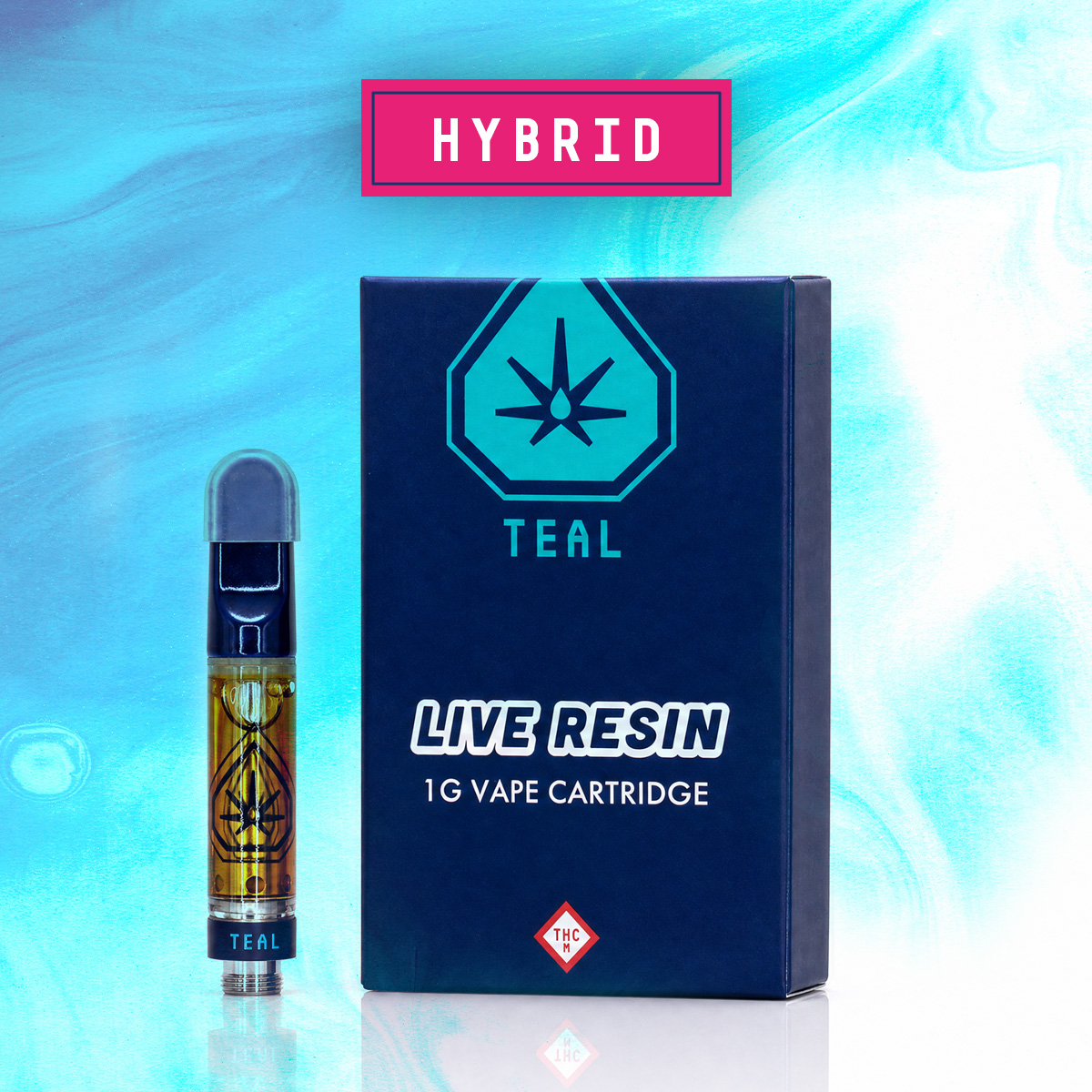 Teal - Blue Nerdz - Live Resin Cartridge - 1g