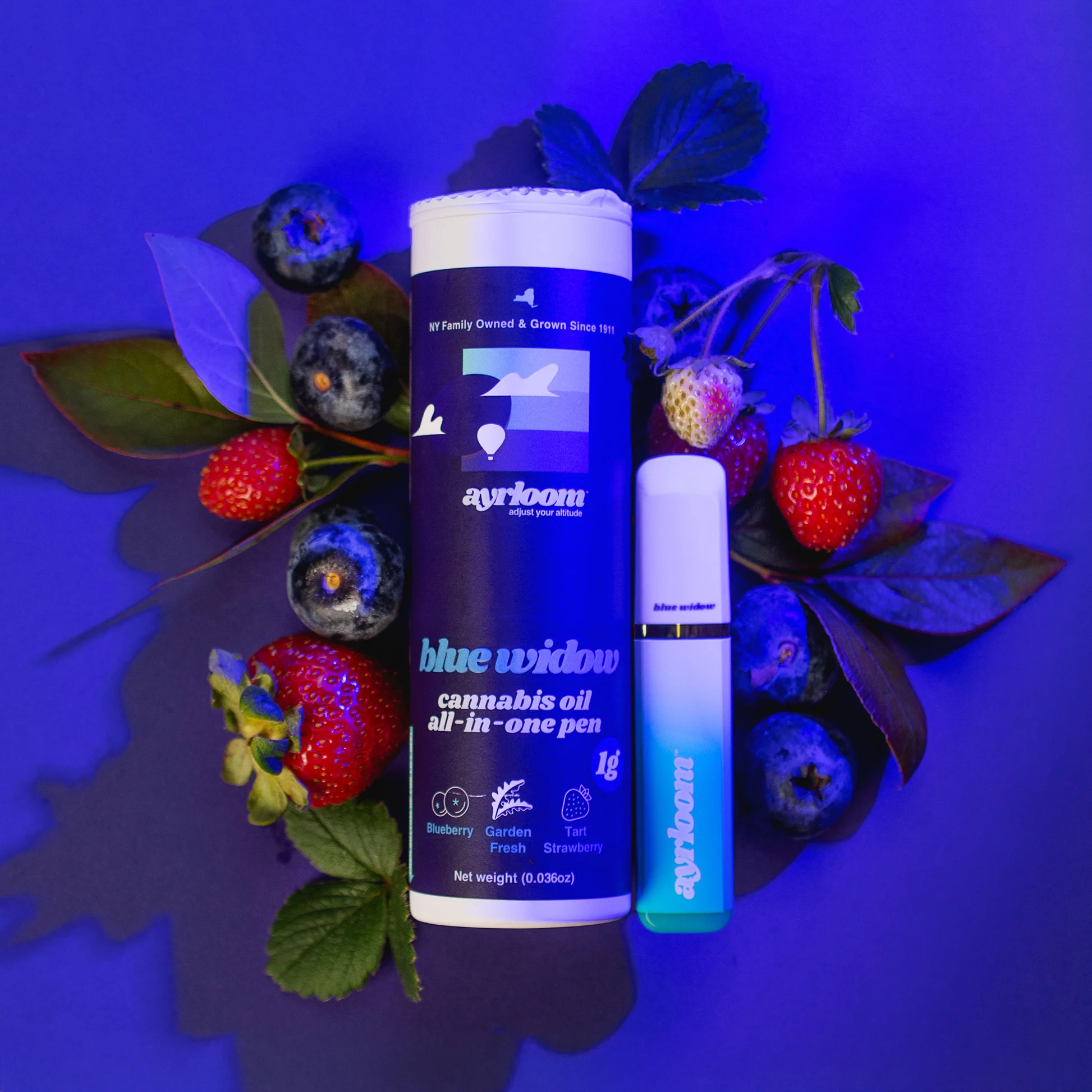 BLUE WIDOW | 1g | HYBRID | 90% | AIO | VAPE PEN