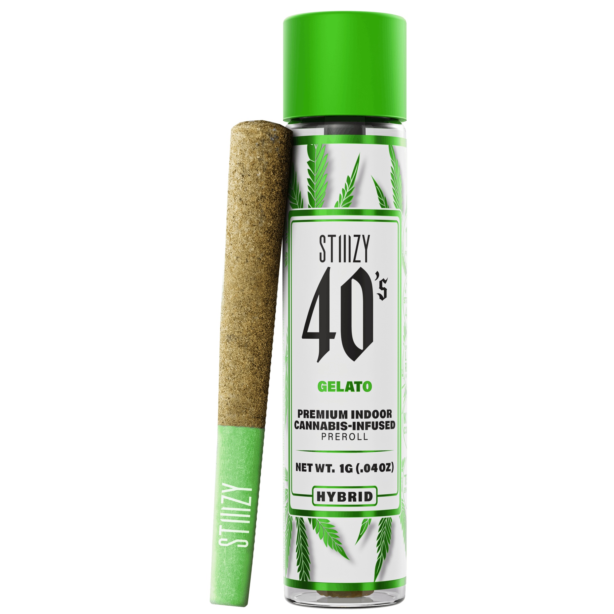 STIIIZY | Gelato | 40s Infused Pre-roll | Hybrid | 1g
