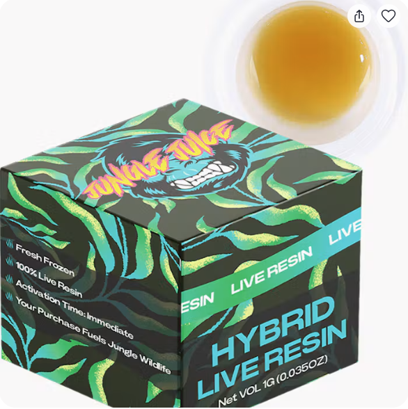 JUNGLE JUICE LIVE RESIN | BLUE NERDS | HYBRID