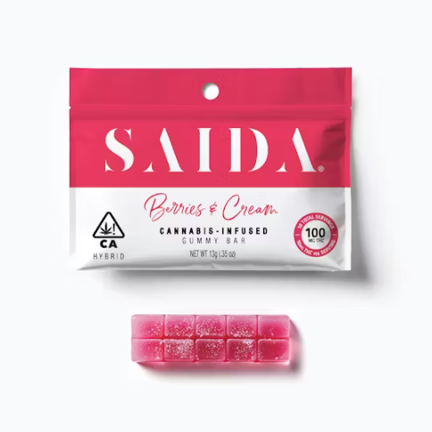 Berries & Cream 100mg Gummy Bar