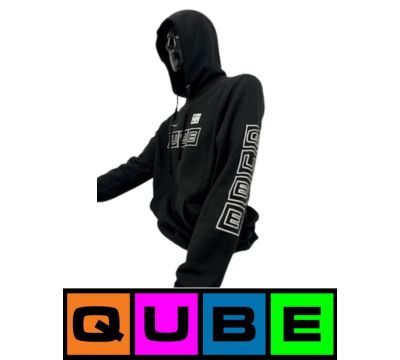 Black Hoodie Design Logo