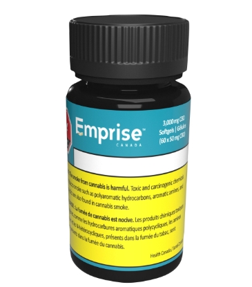 Emprise Canada - 3 000 CBD Softgels (60 x 50 CBD) - 60 Caps