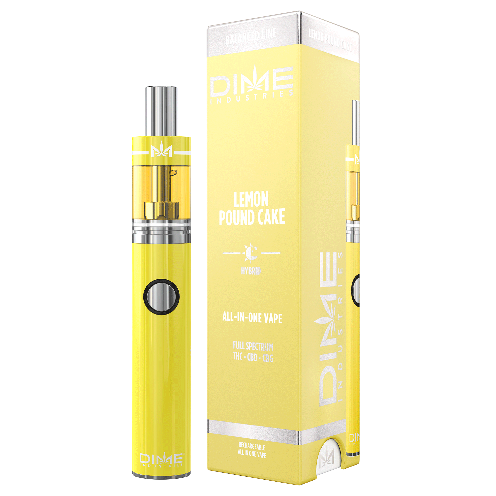 Lemon Pound Cake - Disposable Cart 2G Blended CBD/CBG