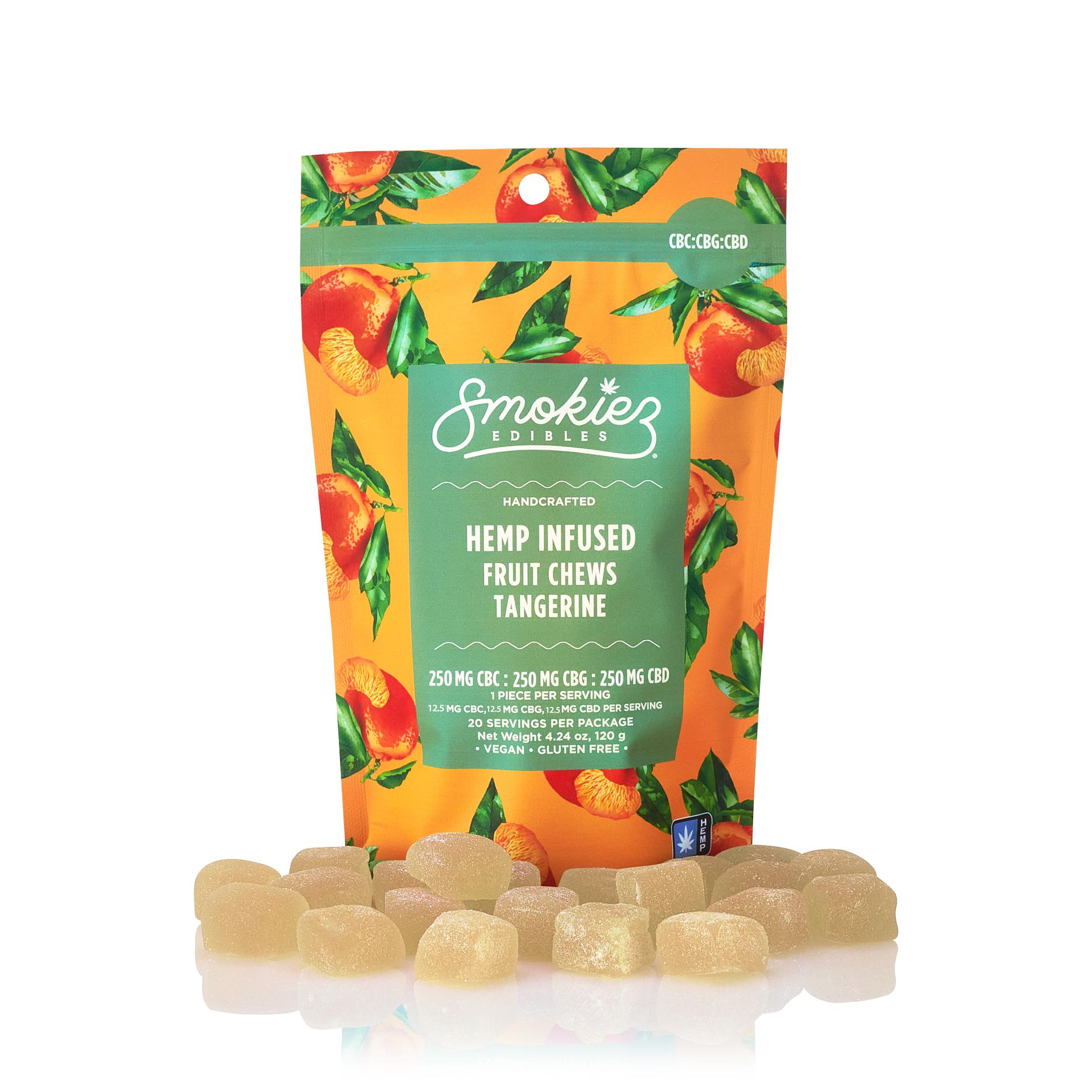 Smokiez | 1:1:1 CBD:CBG:CBC TANGERINE 10PC GUMMY | 100mg