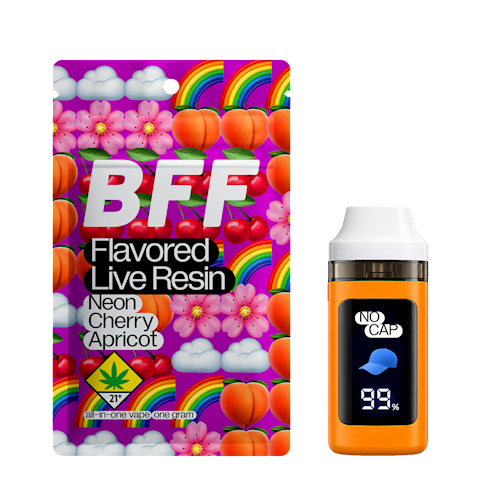 BFF Bae No Cap (Neon Cherry Apricot) (Indica) 1g LR Disposable