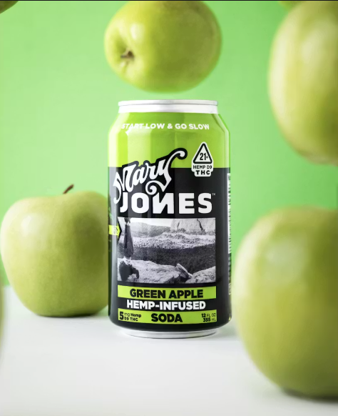 Green Apple | Infused Liquid Soda | 100mg | Hybrid