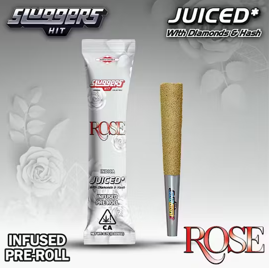 Sluggers Rose Infused Pre-Roll .7g