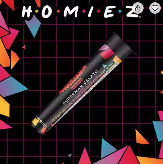 Superman Gelato | Infused Pre-Rolls | 1g x 14 (14g) | Hybrid