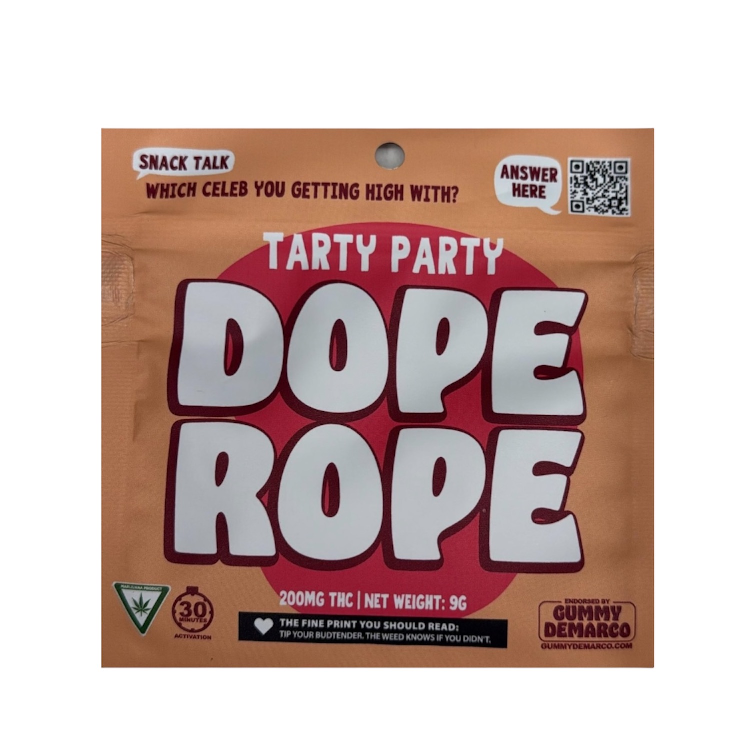 Dope Rope: Tarty Party 200MG Gummy