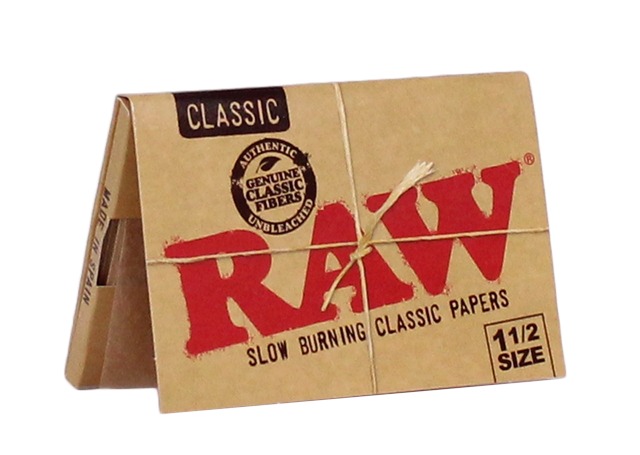 1 1/2 | Raw Classic Rolling Papers | 33pk