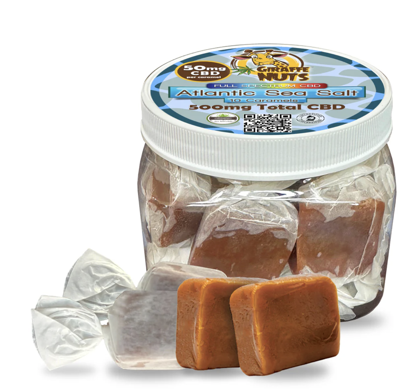 Atlantic Sea Salt 50mg CBD Single Caramel