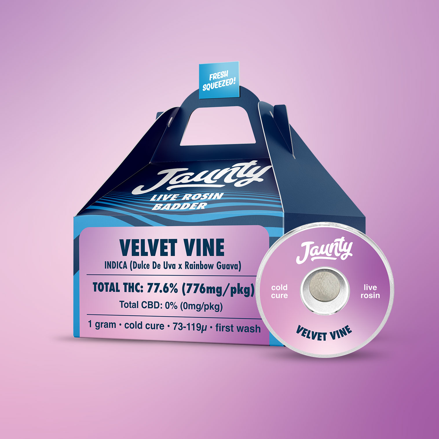 Velvet Vine | Live Rosin Badder | 1.0g
