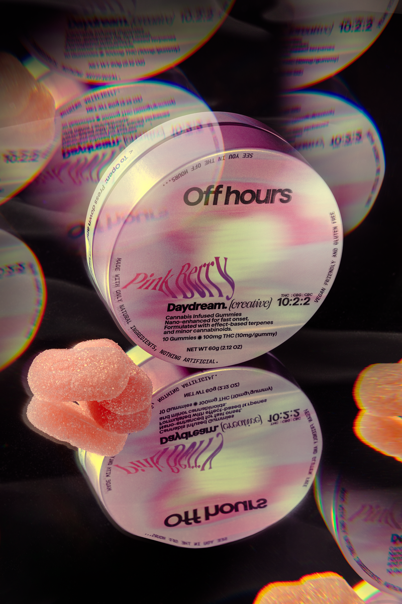 Daydream Creative | 10mg THC:2mg CBG: 2mg CBC | Pinkberry | 100 mg THC