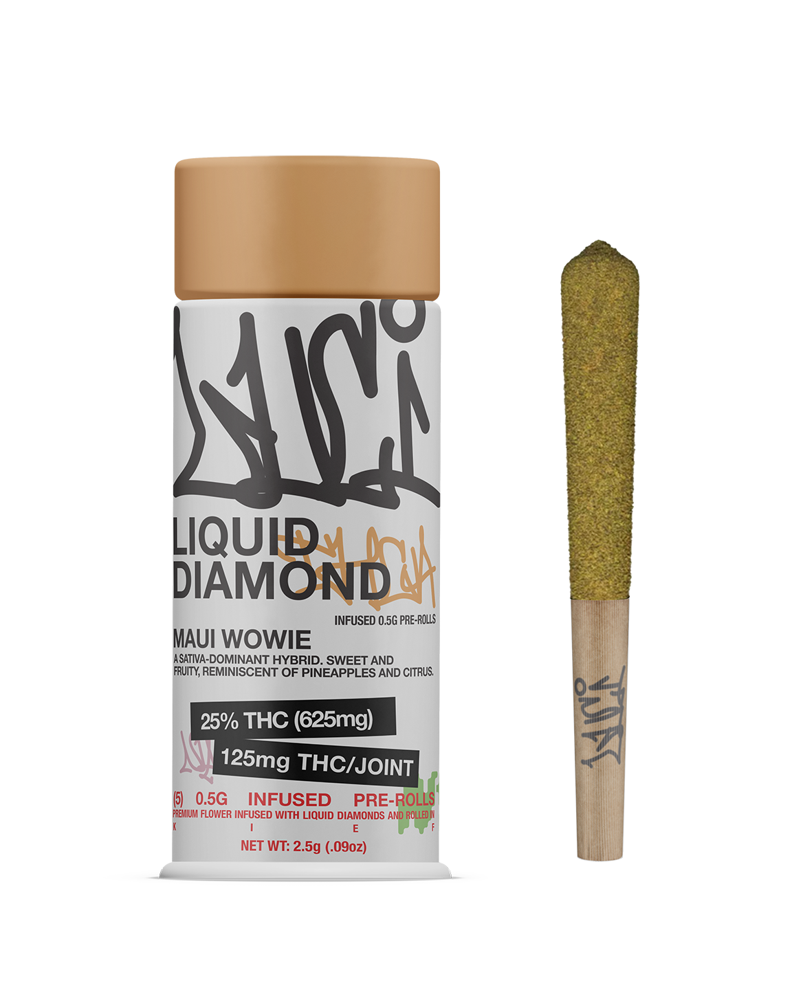 LUCI - MAUI WOWIE - .5GX5 - INFUSED PREROLLS