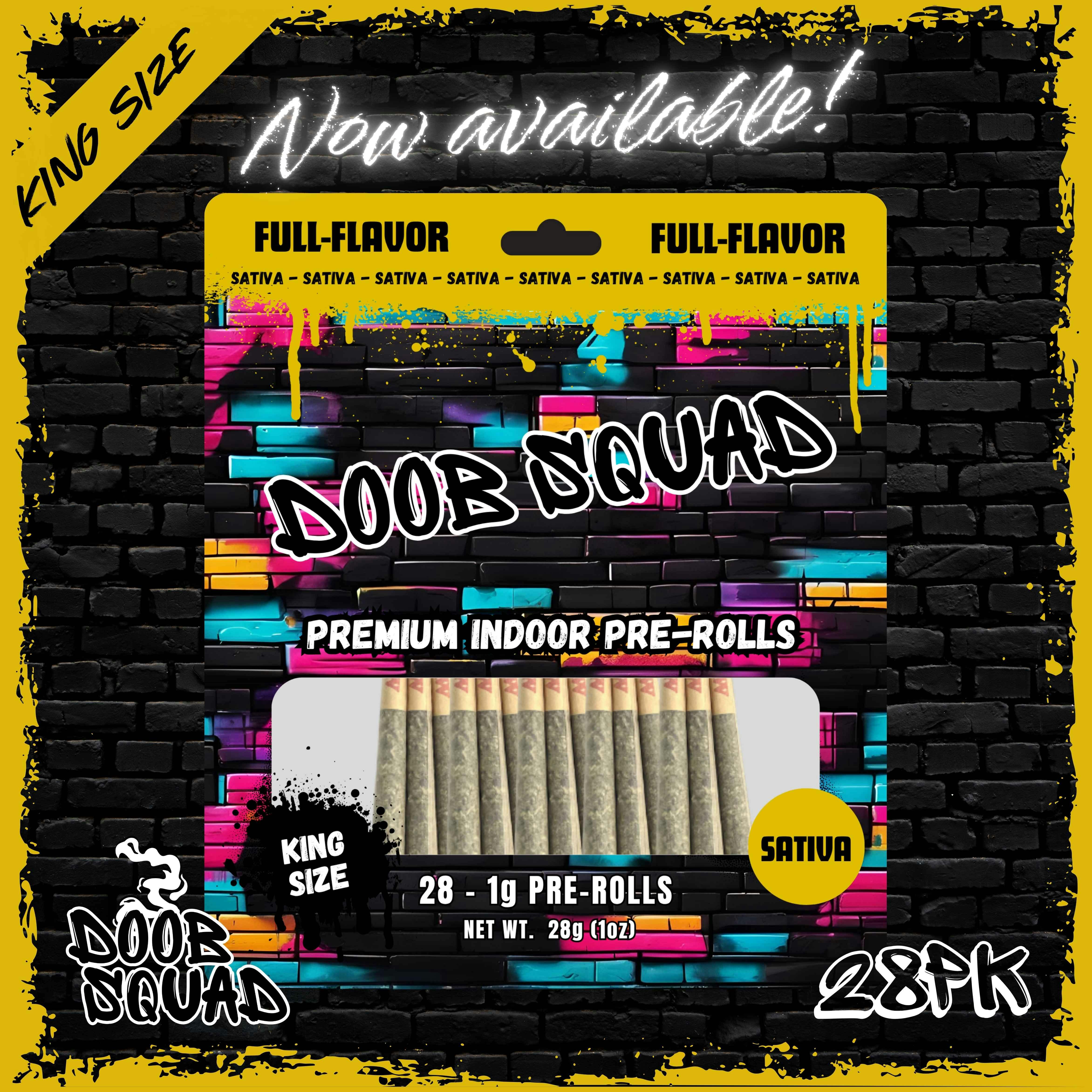 Doob Squad | 1g-28pk (28g) Preroll Pack | Wonka Bars