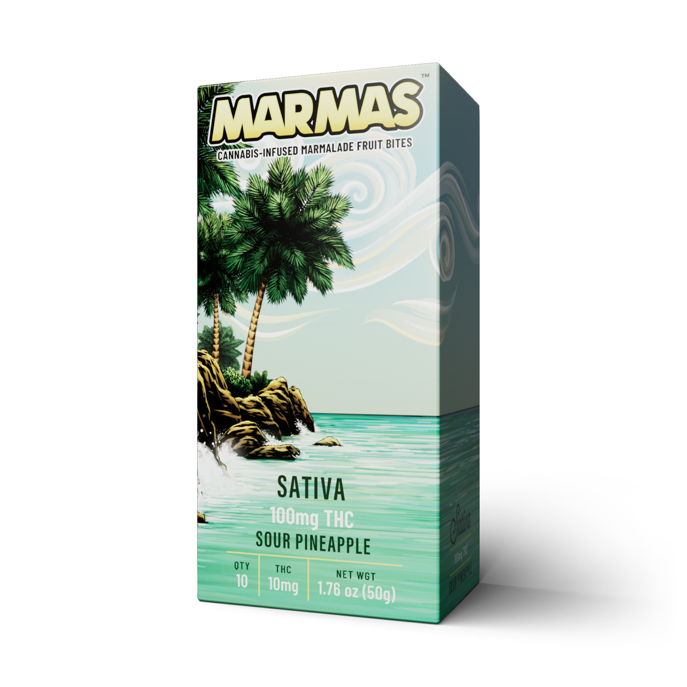 Sour Pineapple Sativa 100mg Marmas
