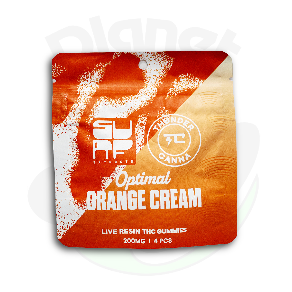 Thunder Canna Orange Gummies 4x50mg