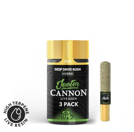 Deep Dive Kush Live Resin Cannon 3 Pack