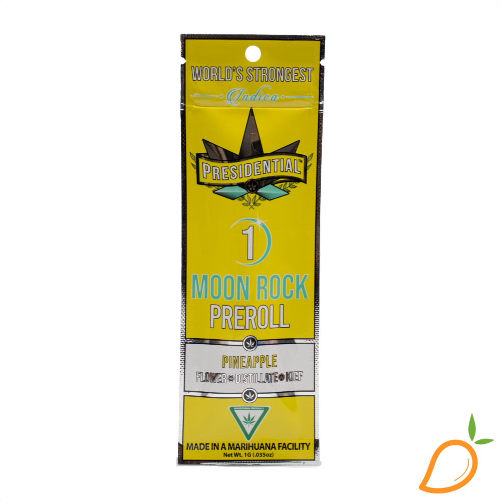 1g Pineapple Moonrock Infused Preroll Presidential