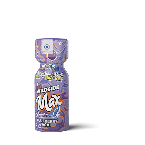 Wildside Max Shots: Blueberry Acai (CBN) 2:1:1 200mg