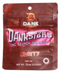 Dank Extracts | Danksters | 200mg Gummies with Nerds | Cherry