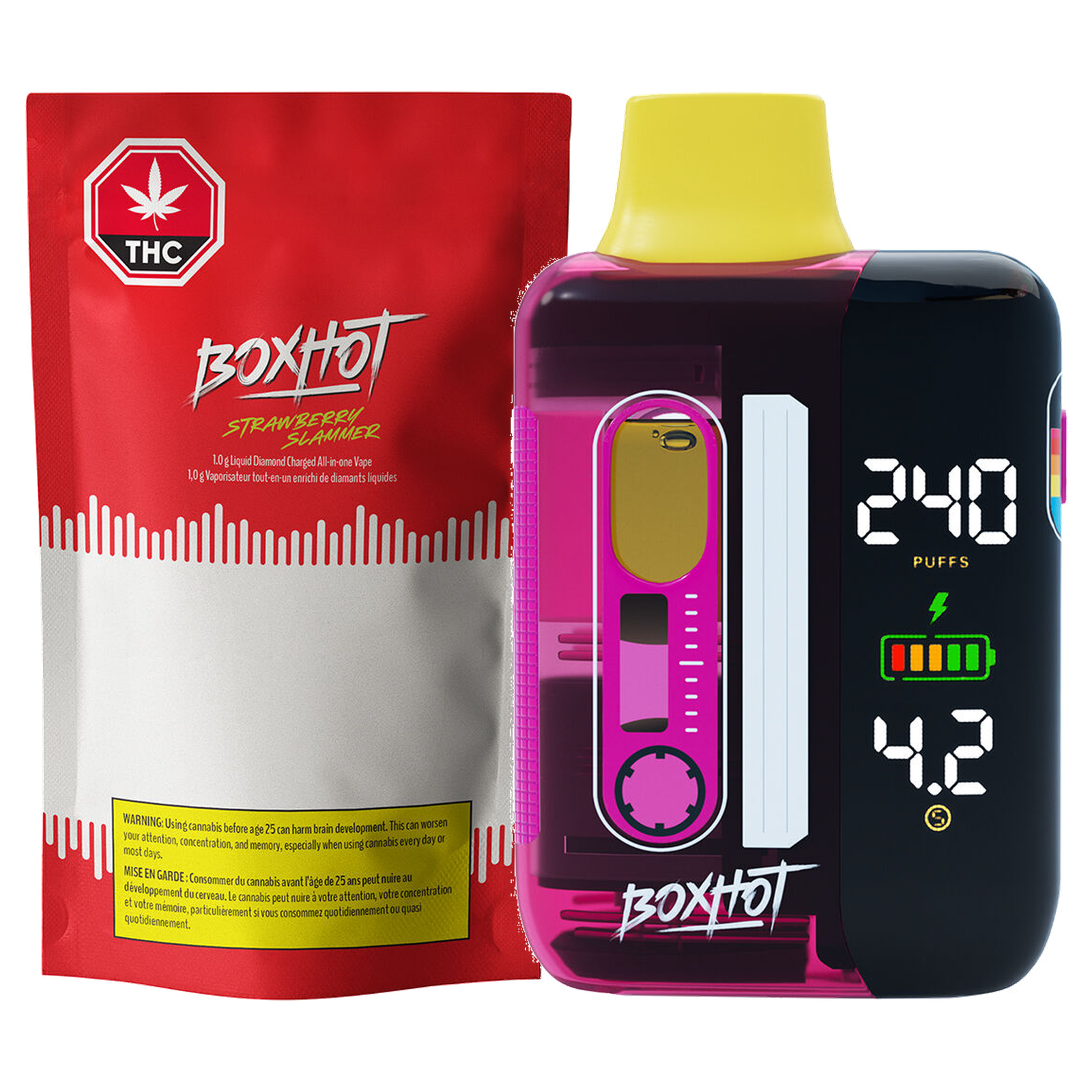 Strawberry Slammer Liquid Diamond Charged AIl-In-One | 1g