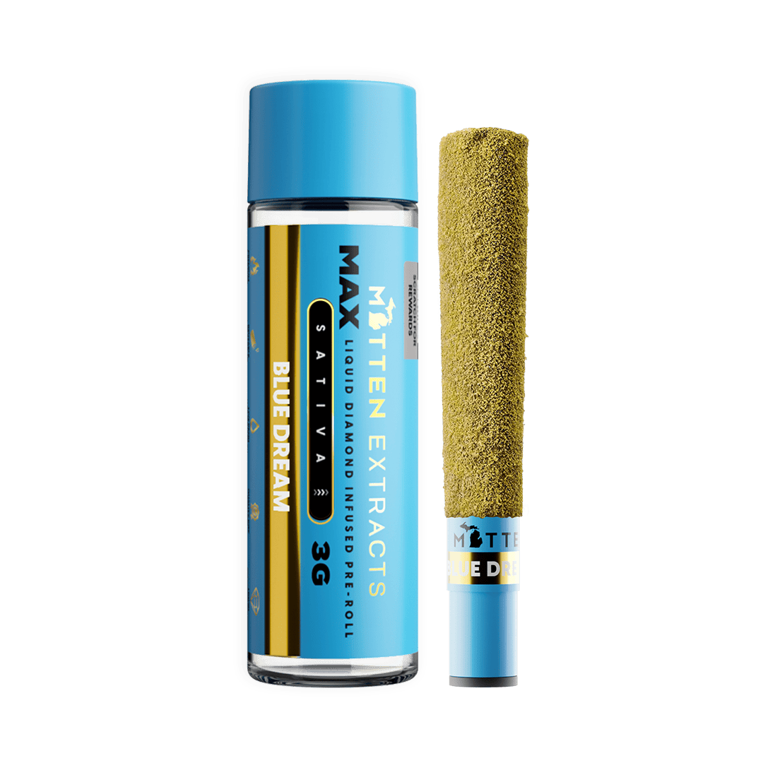 Mitten Extracts 3g MAX Diamond Infused Pre-Roll - Blue Dream