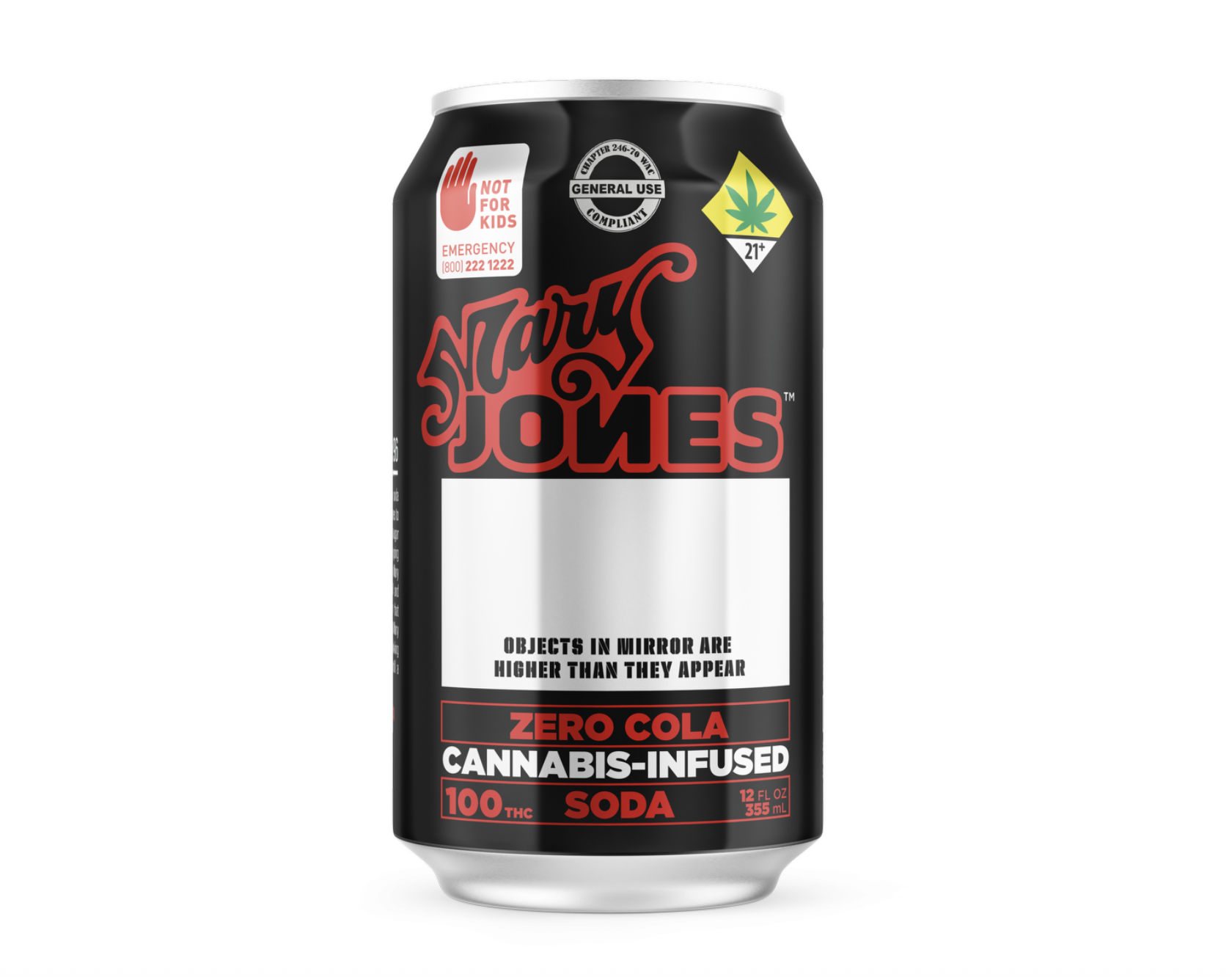 Mary Jones - Zero | Berry Lemonade Soda | 100mg