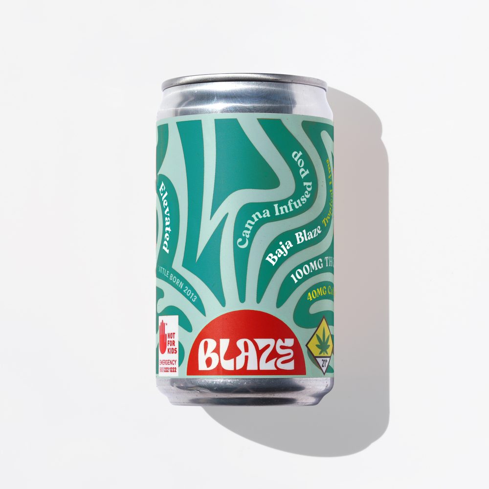 BLAZE - Baja Blaze Tropical Lime Soda Rosin 12oz x 100MG